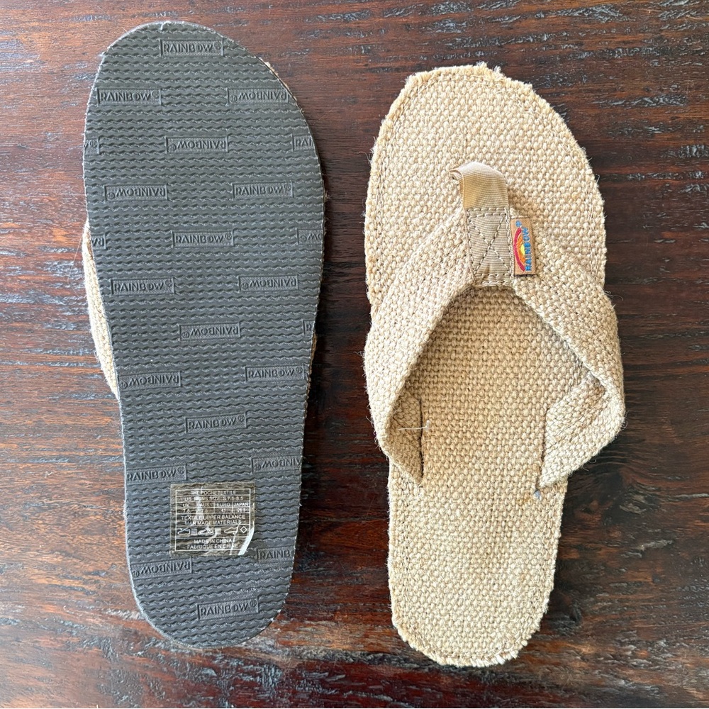 Rainbow Tan Sandals - Picture 2 of 4